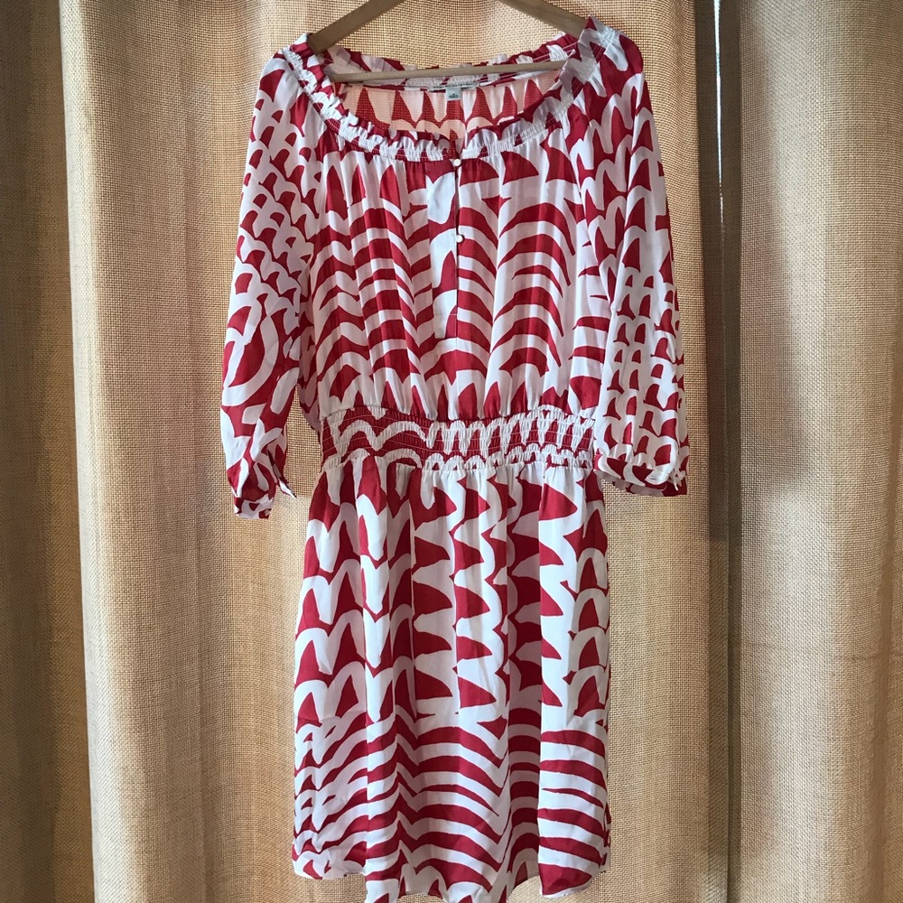 Off the shoulder dress, banana republic, size 12